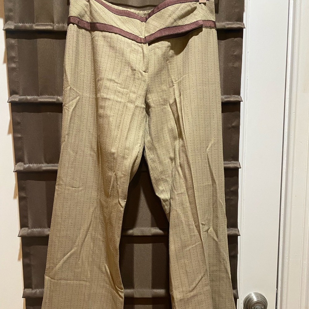Tan/brown Nanette Lepore pants, size 2